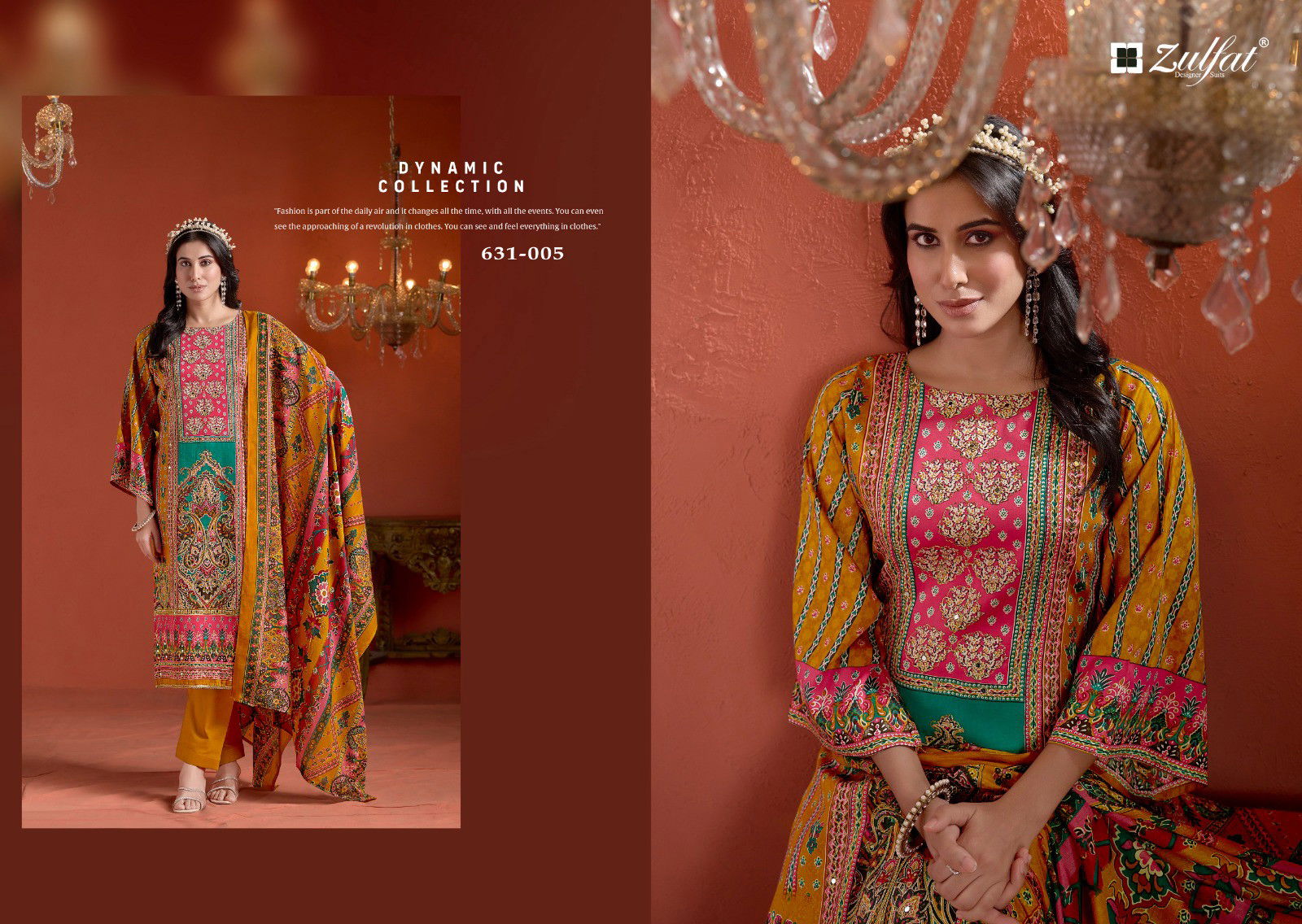  Raabta by Zulfat Vol 5 Jam Cotton Printed Dress Material Collection